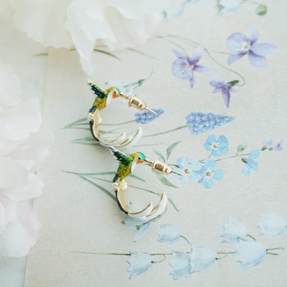 Bird earrings - Picture 2 of 6